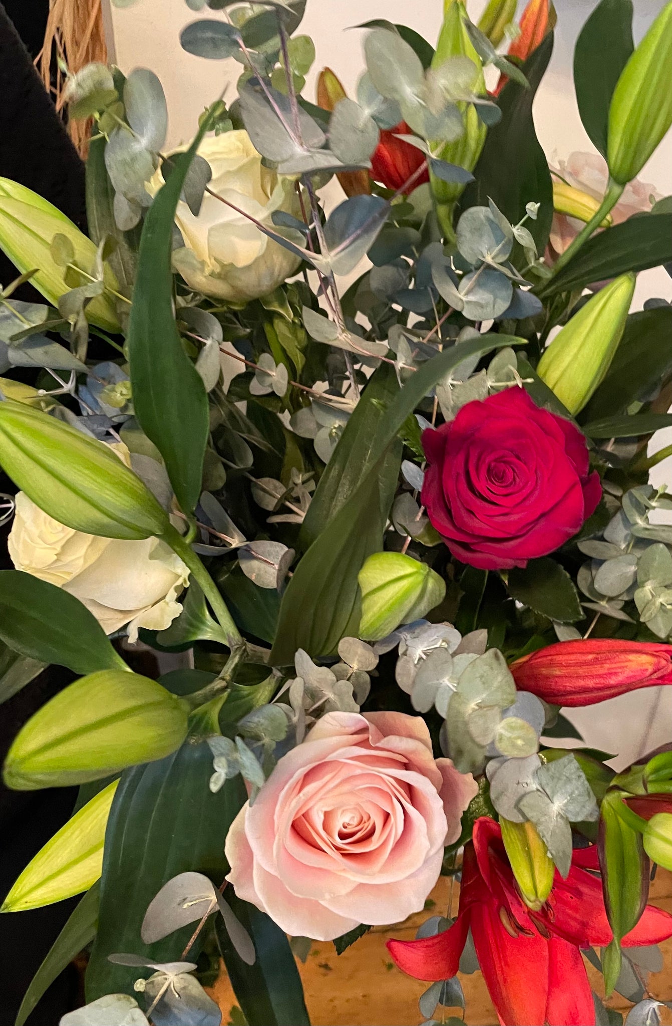 Bespoke Valentine's Hand-Tied Flower Bouquets