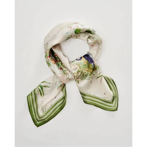 Whispering Willows Ivory Square Scarf
