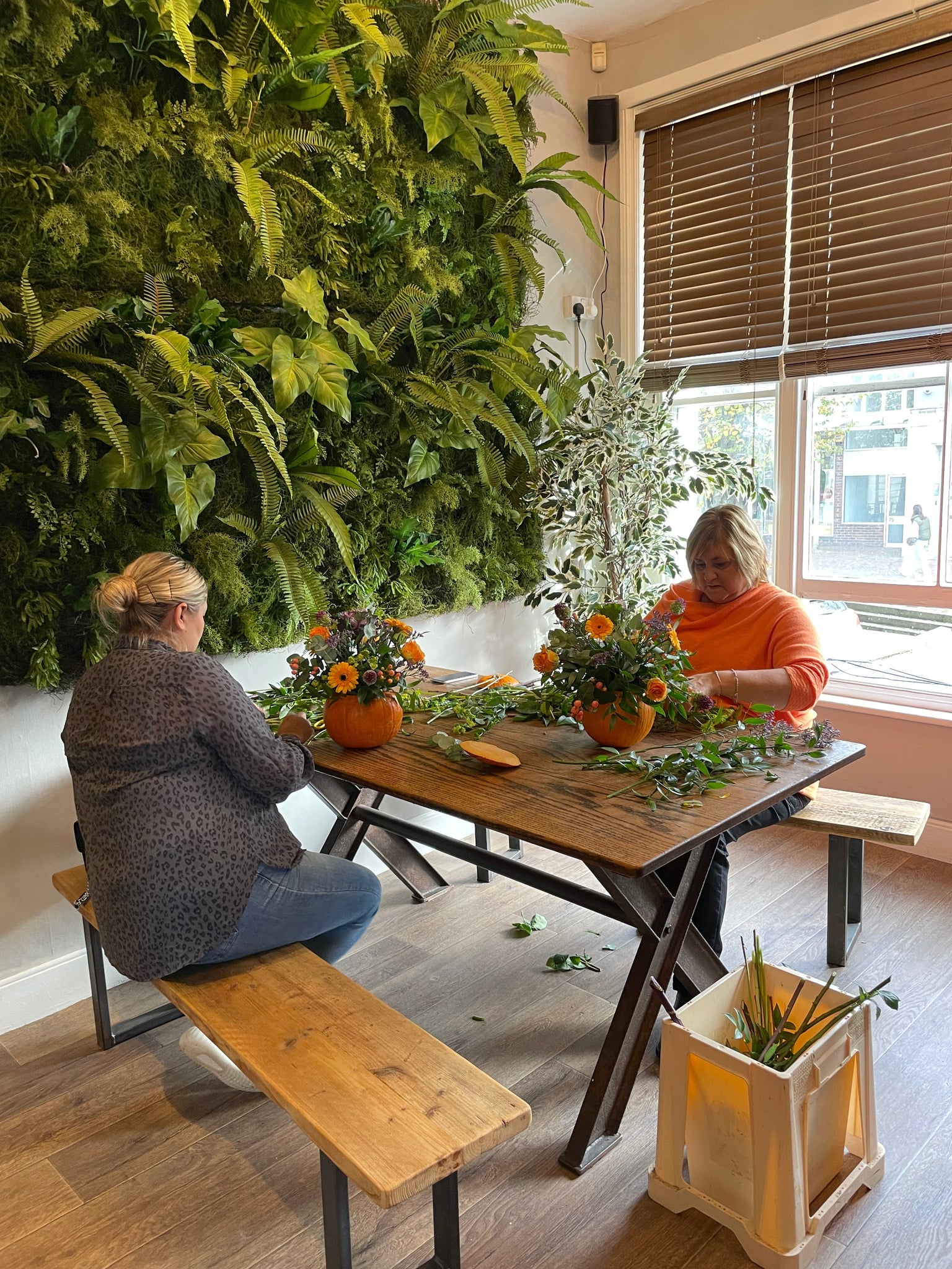 Floral Pumpkin Workshop – Tuesday 31st October, Starting @ 11am (£65 per person): 2 hours