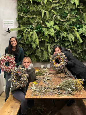 Dried Flower Wreath Workshop – Saturday 7th September 2024, Starting @ 3pm (£75 per person) 2.5 hours