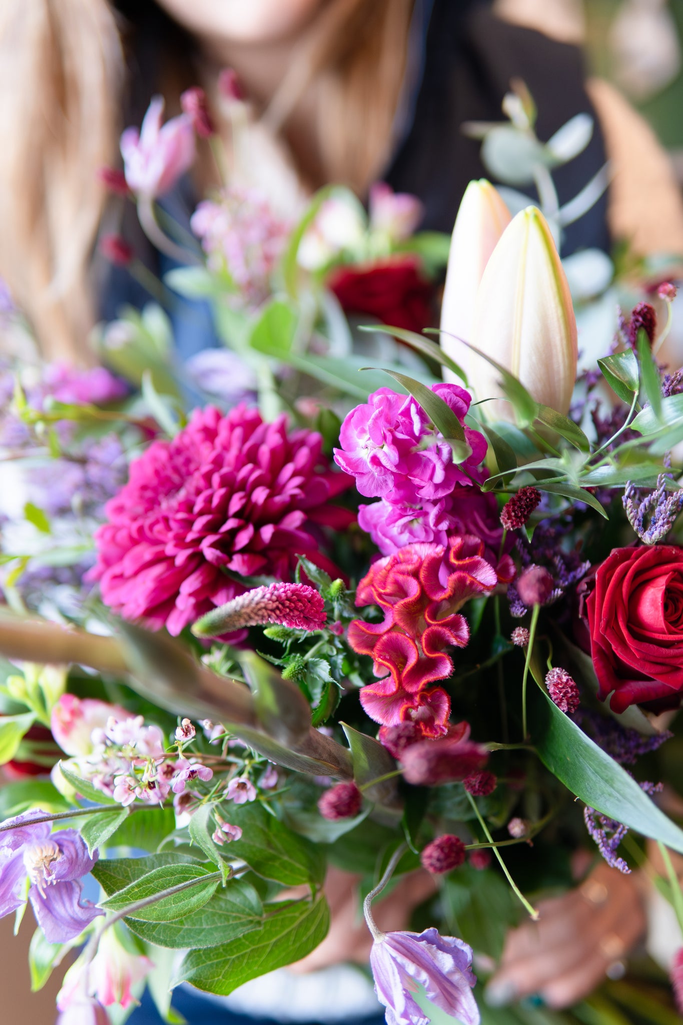 Velvet Romance Flower Bouquets