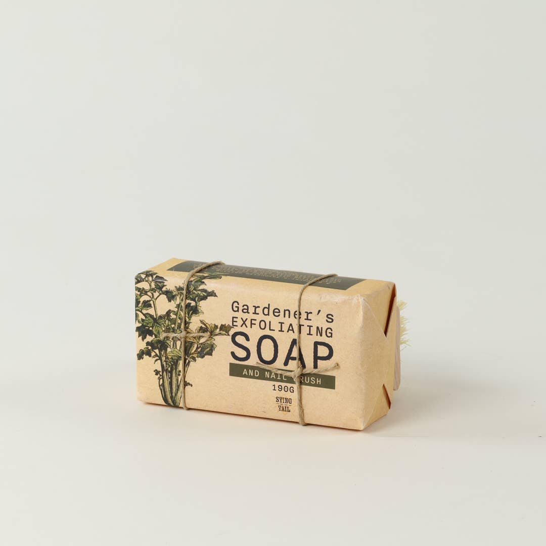 GARDENER'S COLLECTION - OLIVE SOAP & NAIL BRUSH