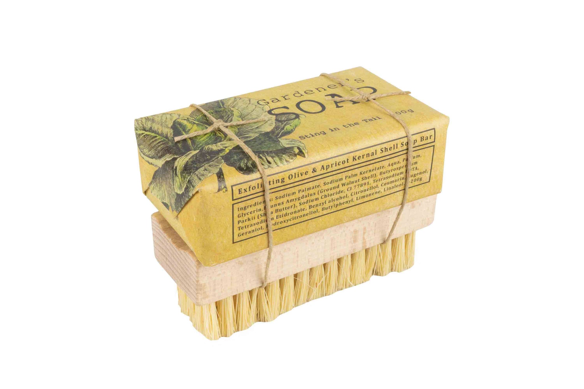 GARDENER'S COLLECTION - OLIVE SOAP & NAIL BRUSH