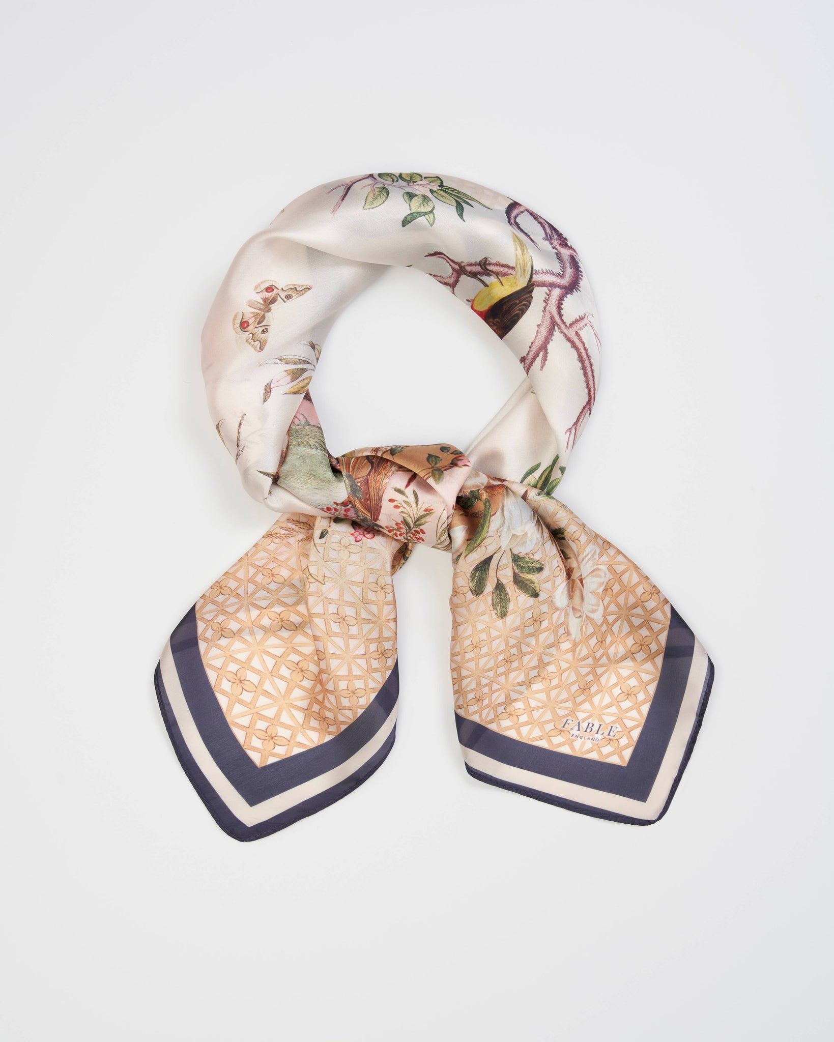 FABLE Wonderland Narrative Square Scarf