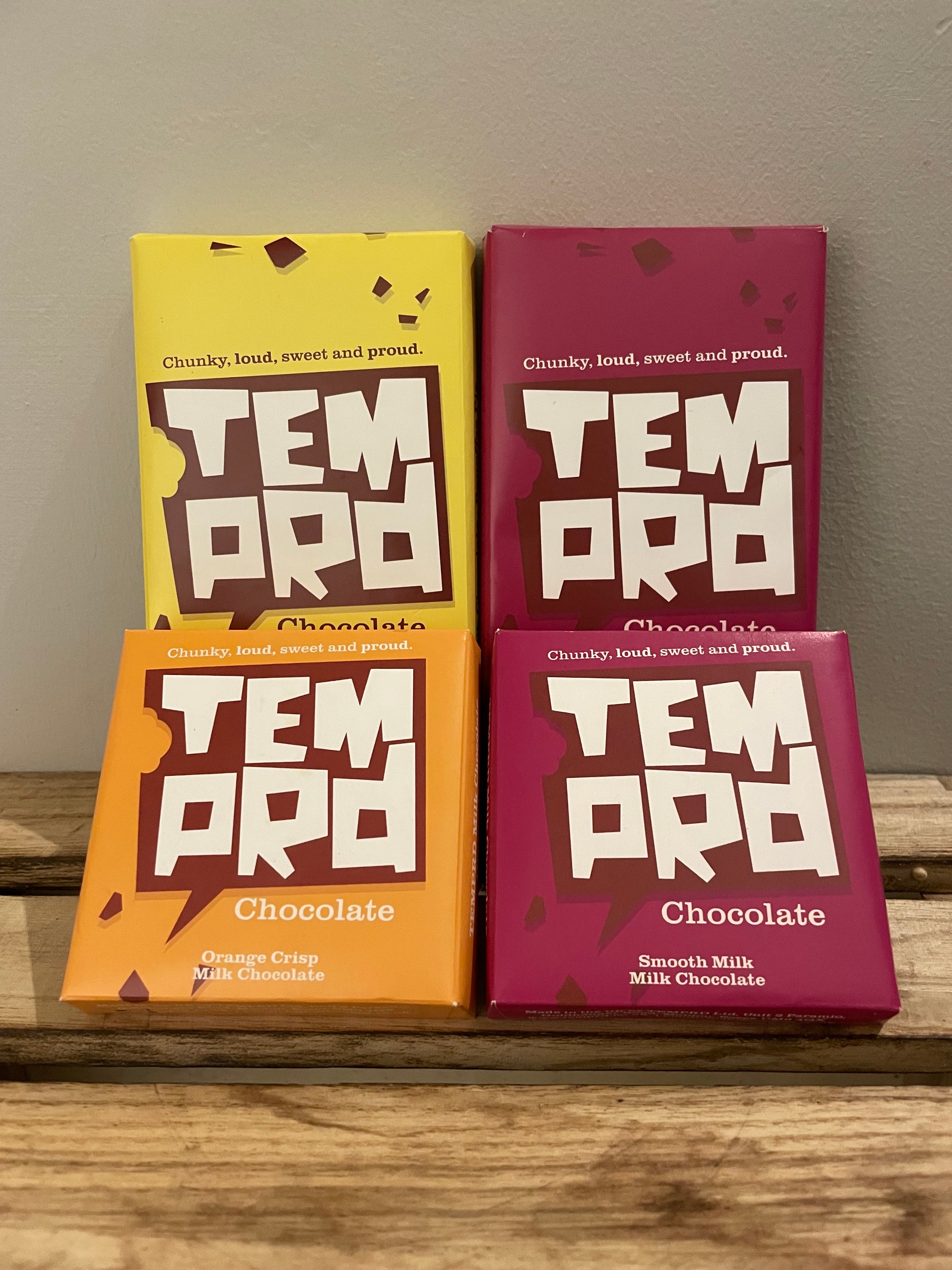 TEMPRD Milk Chocolate Flavours – The Cove