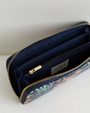 Purse Navy Fox and Hare