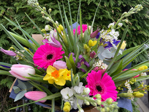 Easter Spring Hand-Tied Flower Bouquets
