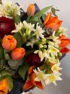 Bespoke Spring Hand-Tied Flower Bouquets