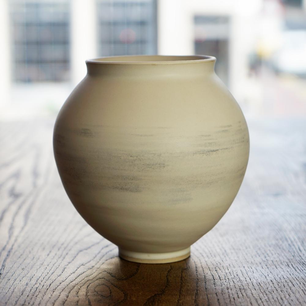 Unique Moonjar with Groove Detail - The Cove